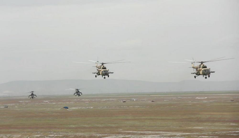 Azərbaycan Ordusunun helikopterləri Türkiyədə tapşırıqlar icra edib - FOTO - VİDEO