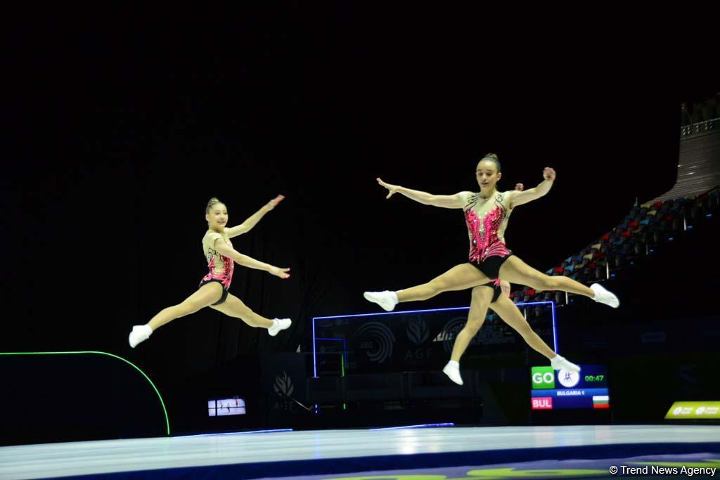 Bakıda aerobika gimnastikası üzrə Avropa çempionatı davam edir - FOTOREPORTAJ