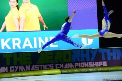 Bakıda aerobika gimnastikası üzrə Avropa Çempionatının ikinci günündən maraqlı anlar - FOTO