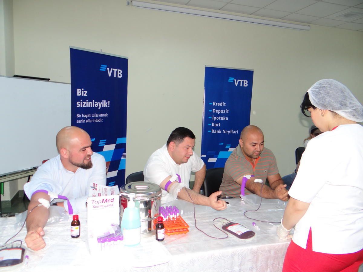 Bank VTB (Azərbaycan)-ın kollektivi qanvermə aksiyası keçirib
