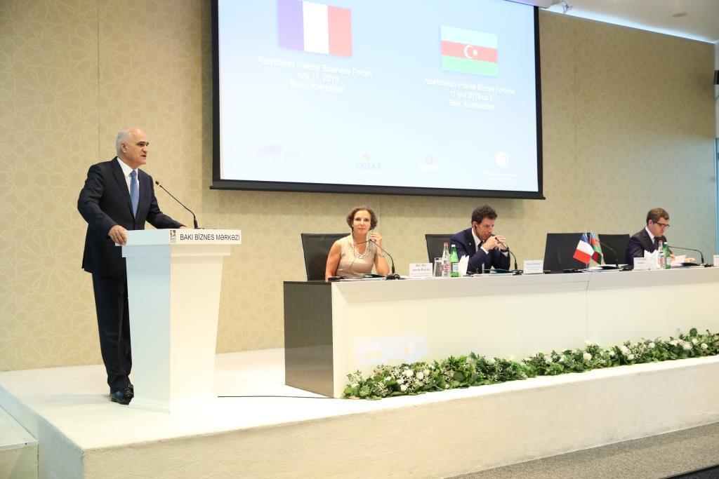 Bakıda Azərbaycan-Fransa biznes forumu keçirilib - FOTO