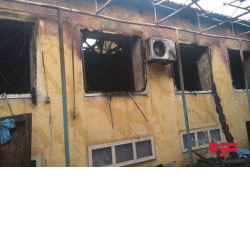 Evi dördüncü dəfə yandı - FOTO