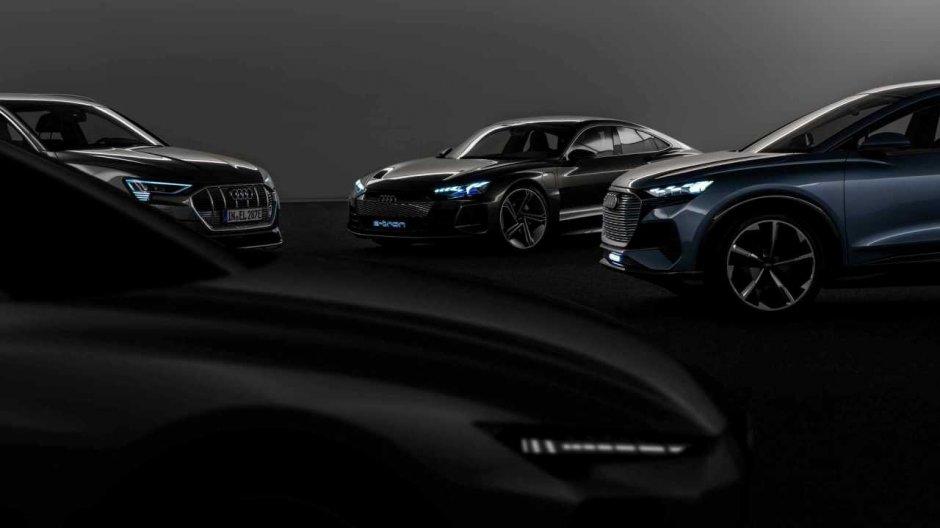 Audi yeni elektrik modeli hazırlayıb - FOTO