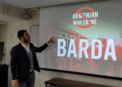 Yaponiya universitetində erməni faşizmi pislənib - FOTO