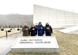 Yaponiyalı iş adamları Quba Soyqırımı Memorial Kompleksini ziyarət ediblər - FOTO