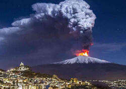 Etna vulkanı yenə püskürdü - <span class="color_red">VİDEO</span>