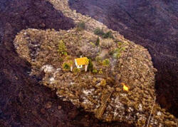 Kanar adalarındakı vulkanda salamat qalan “möcüzə ev” - <span class="color_red">FOTO</span>