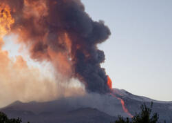 Etna vulkanının dəhşətli görüntüləri - <span class="color_red">VİDEO</span>