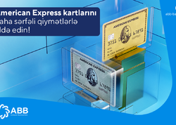 ABB-nin “American Express” kartlarında böyük endirimlər!