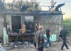 Övladına toy edən ailənin evi yandı - FOTO