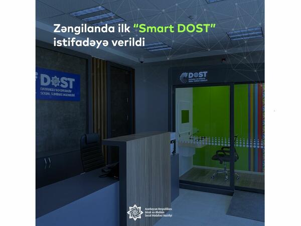 Zəngilanda “Ağıllı kənd” layihəsi üzrə ilk “Smart DOST” məntəqəsi istifadəyə verilib - FOTO