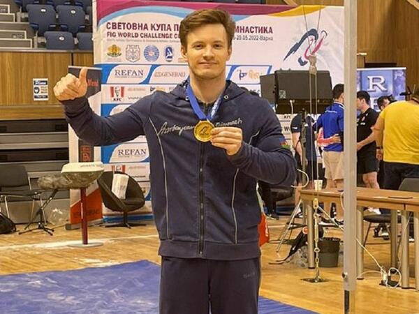 Azərbaycan gimnastı Bolqarıstanda keçirilən Dünya Kubokunda qızıl medal qaznıb