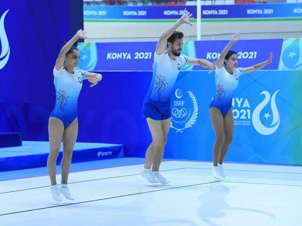 Azərbaycan gimnastlarından ibarət üçlük İslamiadanın gümüş müdalını qazanıb - <span class="color_red">FOTO</span>