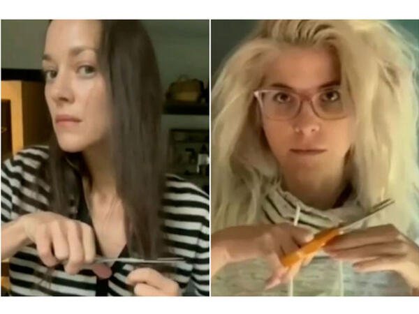 Kino ulduzları iranlı qadınlara dəstək olaraq saçlarını kəsdilər - VİDEO