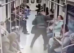 Metroda insident: Ucadan telefonla danışdığı üçün qadını bıçaqladı - <span class="color_red">FOTO</span>