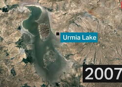 İran rejimi Urmiya gölünü belə <span class="color_red">məhv edir - VİDEO</span>