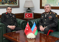 Azərbaycan və Türkiyənin generalları görüşdü: <span class="color_red">hərbi əməkdaşlıq müzakirə olundu</span>