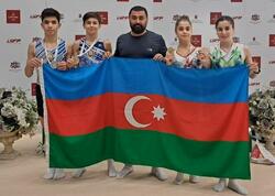 Azərbaycan gimnastları 3 qızıl və 1 gümüş medal qazanıblar