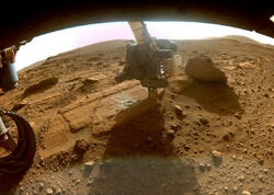 Marsda qədim çayın qayalarından nümunələr toplanır - <span class="color_red">VİDEO</span>