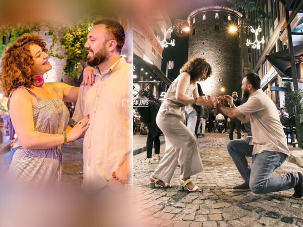 Azərbaycanlı meyxanaçı aparıcıya İstanbulda evlilik təklifi etdi - <span class="color_red">VİDEO</span>