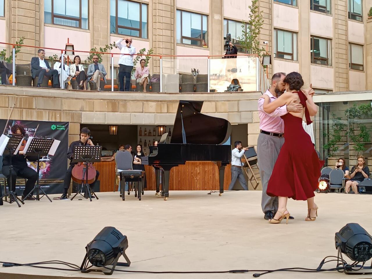 Bakı Piano Festivalı: Səidə Tağızadə kvarteti və İlham Osmanovun rəqs studiyasının ifasında hərarətli tanqo proqramı təqdim edib - VİDEO - FOTO