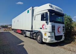Göndərdiyimiz 40 ton un yüklü karvan 6 gündür Ağdam-Xankəndi yolunda gözləyir - FOTO