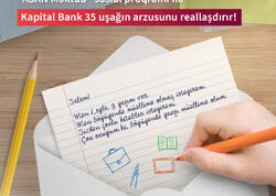 Kapital Bank və “ASAN Könüllüləri” Təşkilatının “ASAN Məktub” sosial proqramı uşaqların arzularını gerçəkləşdirir