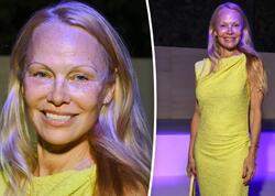 Pamela Anderson moda nümayişinə makiyajsız gəldi - <span class="color_red">FOTO</span>