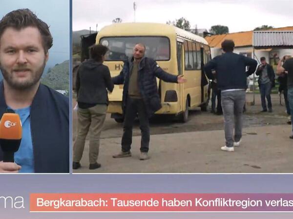 Ermənilər qovulmur, könüllü gedirlər - ZDF-in müxbiri -