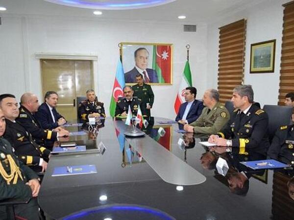 Azərbaycan və İran admiralları Bakıda görüşdü - <span class="color_red"> FOTO</span>