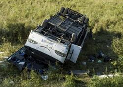 Malidə avtobus körpüdən aşıb, 31 nəfər ölüb