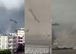 Antalyada baş verən güclü tornadonun <span class="color_red"> GÖRÜNTÜLƏRİ</span>