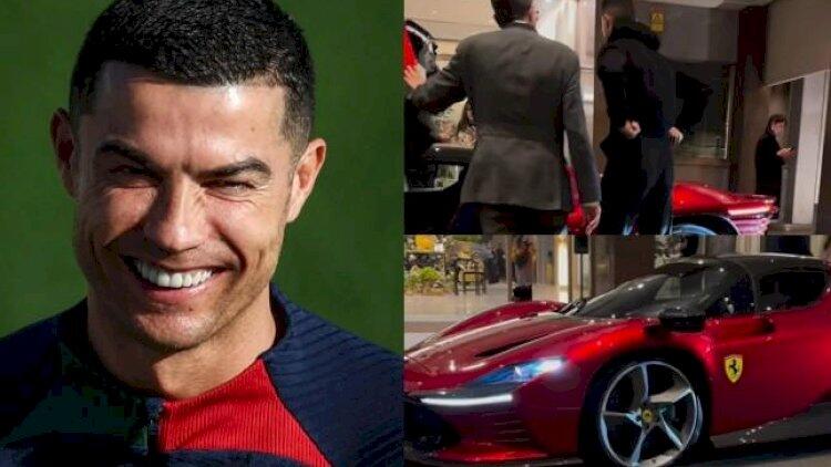 Ronaldo 2,2 milyon dollarlıq “Ferrari”si ilə -
