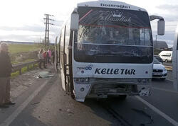 Türkiyədə iki avtobus toqquşdu: <span class="color_red">Hərbçilər yaralanıblar</span>