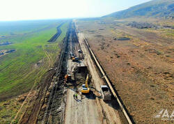 Ağdərə-Ağdam yolunun inşasına başlanıldı - <span class="color_red">FOTOlar</span>