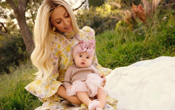 Paris Hilton ilk dəfə qızını göstərdi - FOTOlar