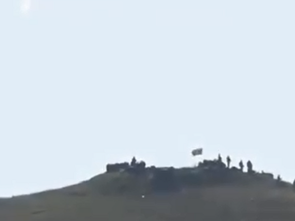 Qazaxın azad edilən kəndində Azərbaycan bayrağı qaldırıldı -