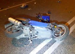 Bakıdakı qəzalarda moped və motosiklet sürücüsü öldü