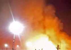 Ukrayna Luqanskda neft anbarını vurdu: Güclü yanğın başladı - <span class="color_red">VİDEO - FOTO</span>