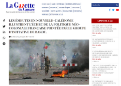 Yeni Kaledoniyadakı iğtişaşlar Fransanın neokolonial siyasətinin uğursuzluğunu sübut edir - <span class="color_red"> La Gazette du Caucase</span>