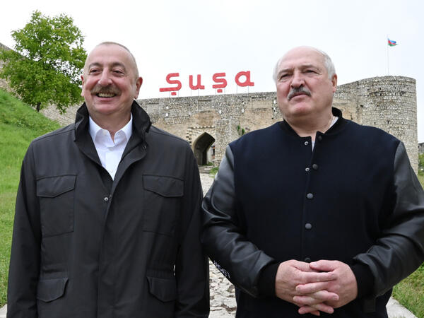İlham Əliyev və Lukaşenko Şuşaya səfər ediblər - FOTO