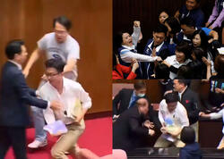Tayvan parlamentində kütləvi dava: Hakim partiyanın üzvü <span class="color_red">bülletenləri...</span>