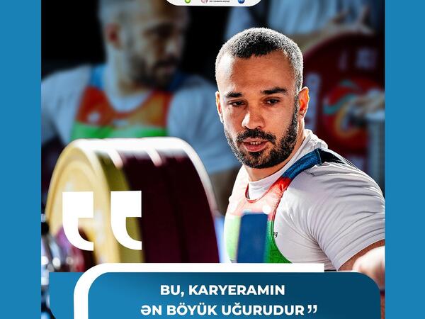 Azərbaycan paralimpiyaçısı: “Bu, hər idmançıya nəsib olmur”