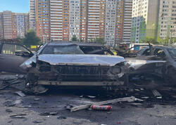 Moskvada yüksək rütbəli zabitin avtomobili partladıldı - <span class="color_red">özü və arvadı yaralandı - VİDEO</span>
