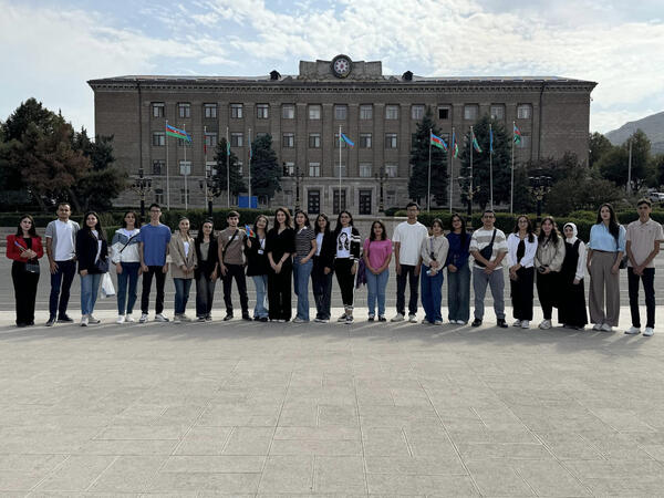 Qarabağ Universitetinin tələbələri Xankəndidə yerləşdirildi - <span class="color_red">FOTOlar</span>