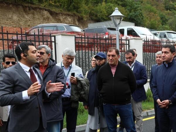 Xarici diplomatlara azad edilmiş ərazilərdəki ən böyük SES göstərilib - FOTO