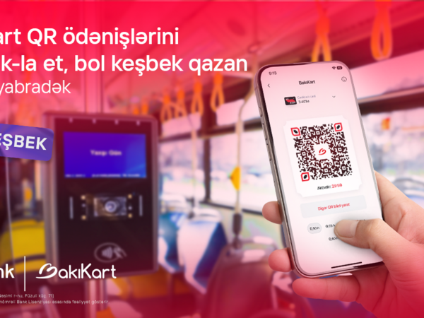 Birbank-la hər gediş 20% keşbek qazandırır