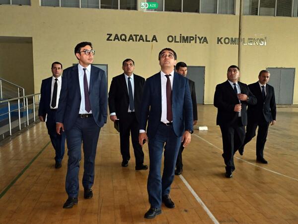 Fərid Qayıbov olimpiya idman komplekslərinə baxış keçirib - FOTO