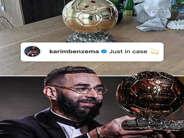 Benzema &quot;Qızıl top&quot;u qazandığını xatırladıb