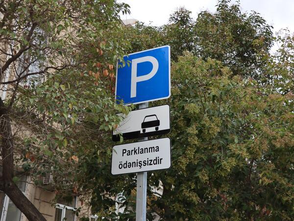 Bakıda pulsuz parklanma yerləri yaradılıb